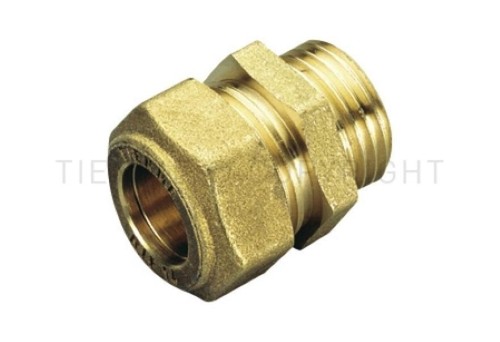 Raccord compression droit - a,