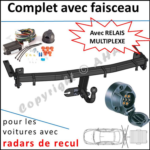 Attelage pour caddy fourgon - pour, vw