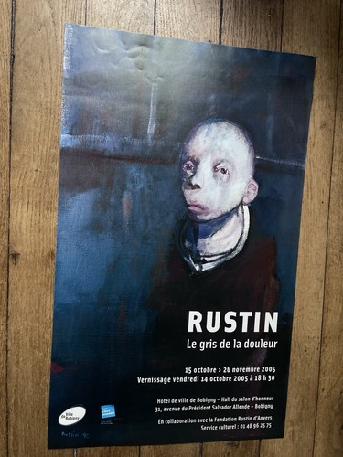 Affiche jean rustin poster - ,