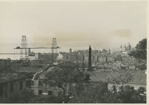 Marseille vue prise jardin - vue,