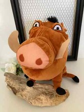 25 ⚜️ Grande Peluche Doudou Le Phacochère Pumba Disney Le Roi Lion Hauteur 40 Cm