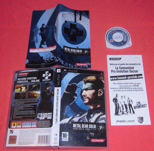 Psp metal gear solid - metal,