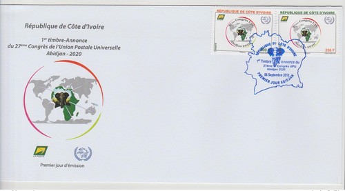 Côte ivoire 2018 fdc 27ème - fdc,