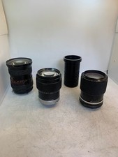 LOT 4 ANCIEN OBJECTIFS POUR APPAREIL PHOTO DEMARQUE NIKON KOGAKU ECT...