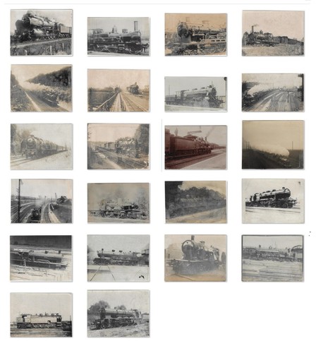 Trains photos c1915 - ,