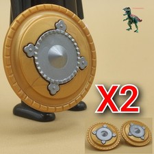Playmobil bouclier doré - x2,