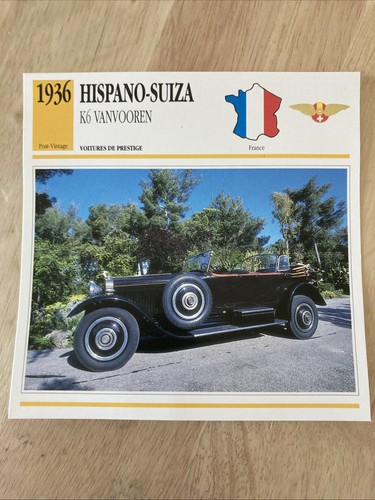 Hispano suiza vanvooren - k6,