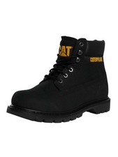 Caterpillar Pour des hommes Bottes en cuir Colorado de 6 pouces, Noir