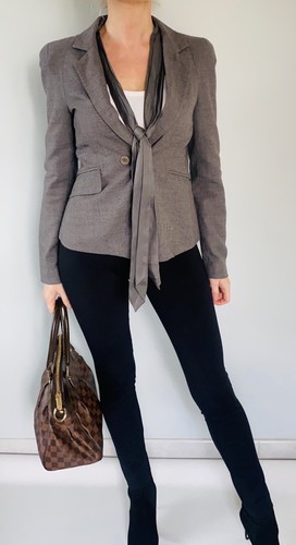 Veste structurée col