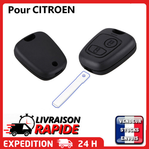 Coque clé plip - pour, citroen