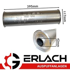 Pot d'échappement BOSAL L=385 D=117/42 silencieux universel système d'échappe...