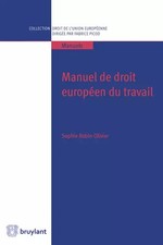 Manuel de droit européen du