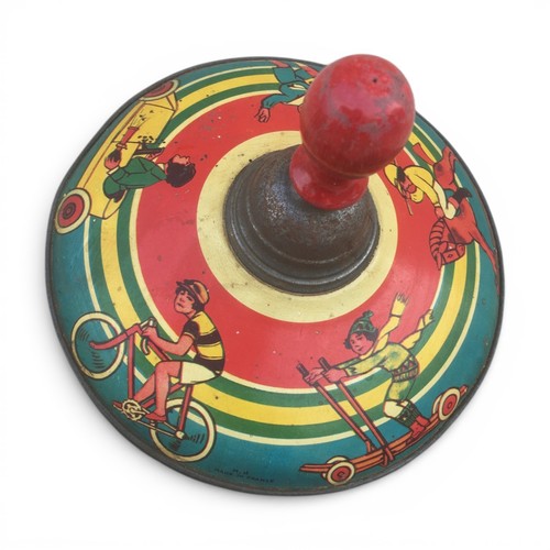 Ancienne toupie tôle - toupie,