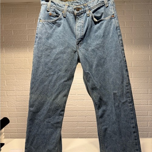 Levi blue straight jeans - straight,
