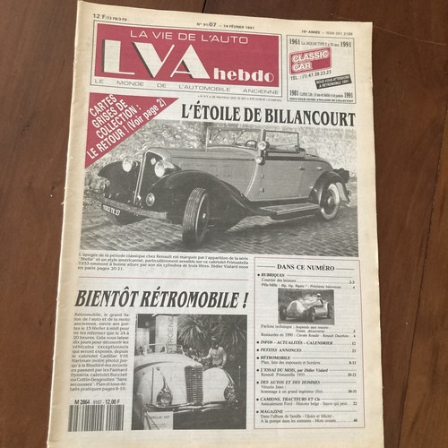 Vie auto 91 07 1991 - l'auto,
