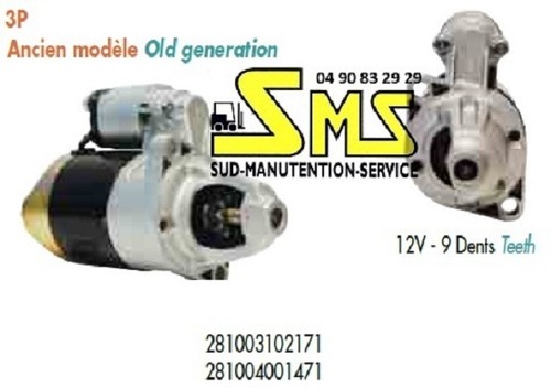Demarreur d2012 12v toyota - d2012,