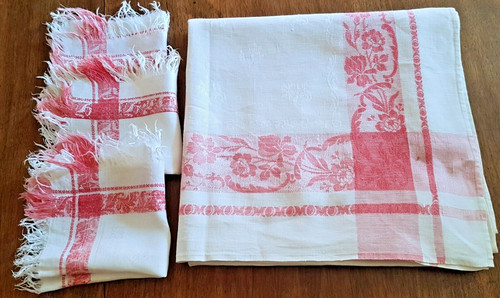 Nappe début xxe damassé - xxe, en