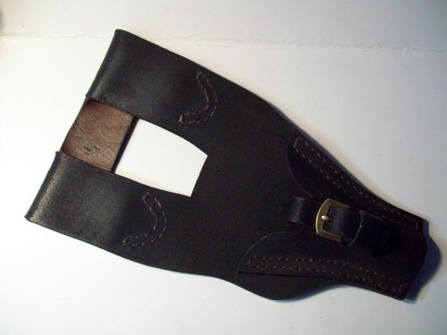 Militaria ww1 gousset cuir - gousset,