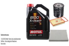 FEBI BILSTEIN Inspection set 5 L Motul 8100 + X-propre 5W30 pour VW Polo 6R 6C.
