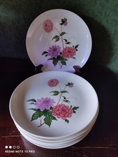 Lot de 7 assiettes  VILLEROY & BOCH Dahlia Vintages