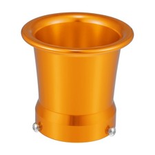 50mm 1.97" Cornet D'Admission En Alliage D'Alupour Minium Pour Moto, Ton Doré