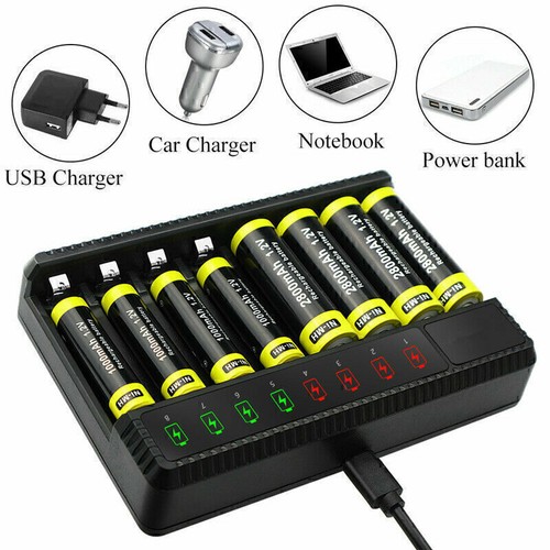 Chargeur piles - chargeur, de