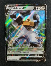 Carte Pokémon : Melmetal V Ultra Rare 2022 Épée & Bouclier SWSH224 PO ??