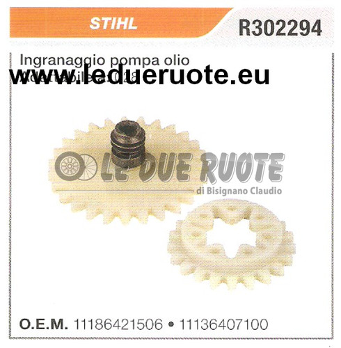 R302294 ingranaggio pompe - r302294, À