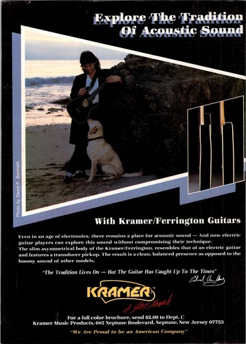 1987 vintage 8x11 print - ad, for