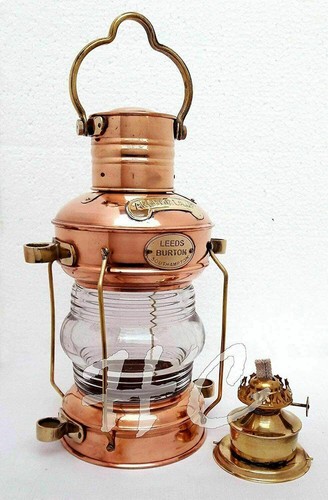 Lanterne ancre cuivre - d'ancre,