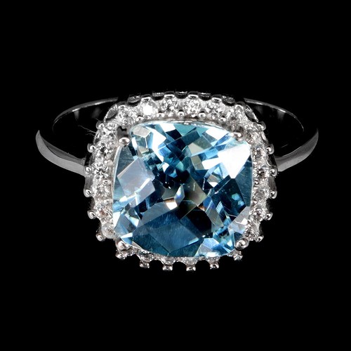 925 bague argent coussin - argent,