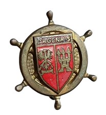 Insigne Marine L’Agenais WWII Augis Lyon St Barthélemy French Navy Badge