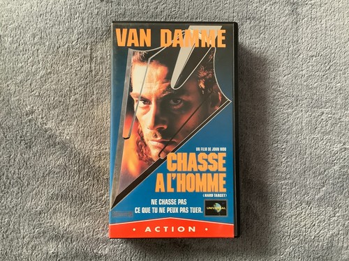 Cassette vhs van damme - cassette, chasse