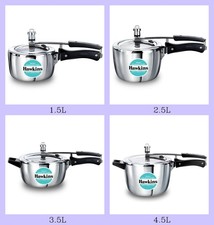 Hawkins Triply Acier Inoxydable Pression Cuisinière, Interne Couvercle Argenté (