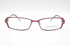 Karavan Kreo 1 E55 B10 52[]17 145 Rouge Noir Ovale Lunettes Monture Neuve