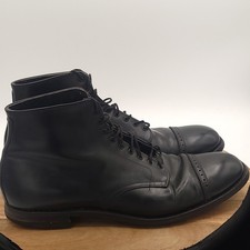 Alden Cap Toe Black Leather