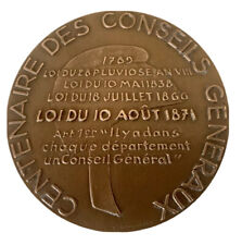 Médaille Bronze Centenaire