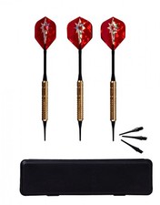 Best Sporting Fléchettes, 3 pièces 16 18 21 g, laiton, étui à pointes de rechange