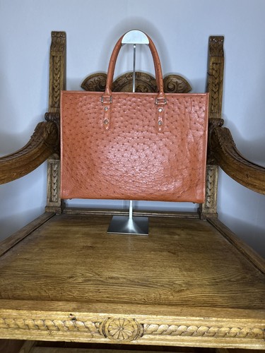 Genuine ostrich leather tote - genuine,