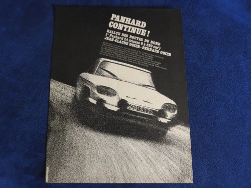 Publicité automobile panhard - publicité,
