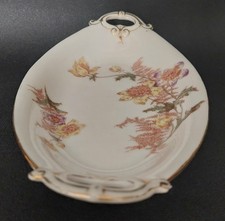 Ravier en porcelaine décorée