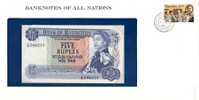 Maurice Mauritius Billet 5 RUPEES 1967 P30 QEII QUEEN ELIZABETH 2 NEUF UNC