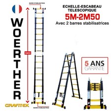 Echelle escabeau télescopique - echelle-escabeau,
