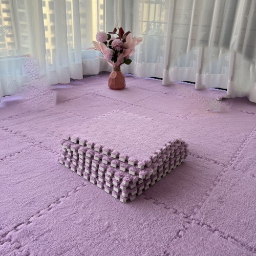 Tapis sol mousse peluche - de,