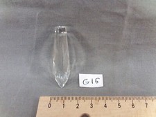 Pampille en verre ( 1 ) forme