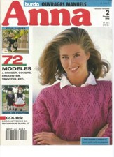BURDA - ANNA N°02 - 72 MODELES A BRODER, COUDRE, CROCHETER... / MODE DE POUPEES