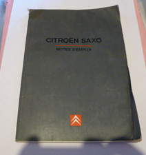 guide manuel conduite utilisation entretien CITROEN SAXO VTL VTR VTS notice