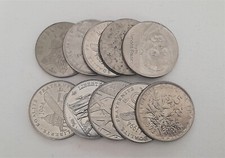 Lot 10 pièces 5 francs Semeuse baby foot billard flipper jukebox machines à sous