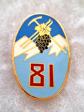 Un insigne militaire " 81°