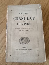 Livre histoire consulat - histoire, et